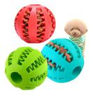Bola Pra Cachorro Porta Petisco Brinquedo Pet Kit 3 Bolinhas Cor Sortidas Pequenas - 5cm