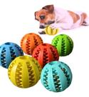 Bola Pra Cachorro Porta Petisco Brinquedo Pet Kit 6 Bolinhas Cor Sortidas Pequenas - 5cm