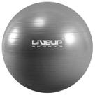Bola Suiça 85cm Gym Ball Pilates Anti Estouro Liveup Cinza