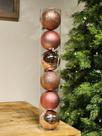 Bola Tradicional Lisa Rose Gold 8cm - Kit com 6 Unidades Bola Tradicional Lisa Rose Gold 8cm - Kit com 6 Unidades