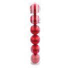BOLA TUBO FOSCO VRM 8cm JG C/6 PCS