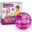 Bola Voadora Spinner Led Drone Brinquedo Boomerang Flutuante Rosa