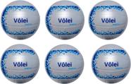 Bola Vôlei Micro Fibra Com 06 Unidades Kaemy ML74