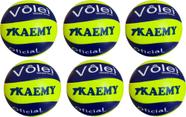 Bola Vôlei Veloster Lemon Com 06 Unidades Kaemy ML96