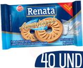 Bolacha Biscoito Amanteigado em Sache Renata Leite - 40 und
