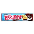 Bolacha biscoito de leite recheado com sabor de chocolare PASSATEMPO - 130g - Nestlé