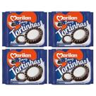 Bolacha Tortinha Crocante Recheio Cremoso Baunilha Kit 1200g