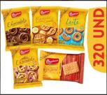 Bolachas Biscoito Amanteigado + Maizena Bauducco 320 Sachês