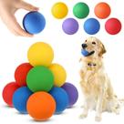 Bolas de borracha para cães Shappy, 12 peças, brinquedo interativo de 6 cm