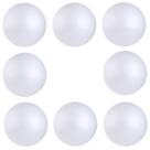 Bolas de espuma artesanais CCINEE, 10 cm, pacote com 8 unidades, poliestireno branco