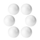 Bolas de espuma artesanais FFChuanhe, pacote com 6, poliestireno branco de 10 cm