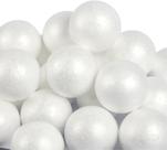 Bolas de espuma artesanais LOMIMOS, 24 unidades, 10 cm, decoração branca DIY