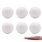 Bolas de espuma Craft Crafare 10 cm 6 peças de poliestireno branco