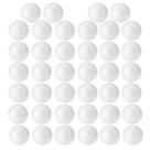 Bolas de espuma FFChuanhe, pacote com 40, 7,5 cm, brancas para artesanato