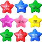 Bolas de estresse de espuma Chalyna Motivational Star 30 peças