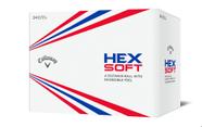 Bolas de golfe Callaway Hex Soft White 2 dúzias
