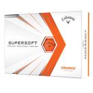 Bolas de golfe Callaway Supersoft 2021 versão laranja (pacote com 12)