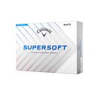 Bolas de golfe Callaway Supersoft 2025 brancas