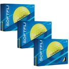 Bolas de Golfe Maxfli SoftFli Pacote com 36 Unidades Amarelo Brilhante Duráveis
