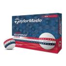 Bolas de golfe TaylorMade Tour Response Stripe 2025 x12