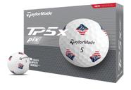 Bolas de golfe TaylorMade TP5X PIX3.0 USA 2024 Dozen