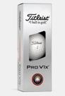 Bolas de Golfe Titleist Pro V1x Brancas Pacote com 3 2025