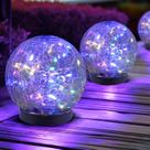 Bolas de jardim ao ar livre impermeáveis Solar Globe Lights JKIMK