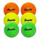 Bolas de lacrosse Franklin Sports Soft Rubber Kids, pacote com 6