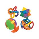 Bolas de plástico Puzzle Fun Express (12 unidades)