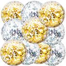 Bolas de praia infláveis com glitter Civaner 10 unidades de 40 cm