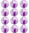 Bolas de praia TURNMEON 16 cm Glitters, pacote inflável com 12