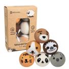 Bolas de secagem de lã ALLINCOZY Amaciador de tecidos natural reutilizável