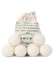 Bolas de secagem de lã FHQSX Organic XL, pacote com 6, reduzem as rugas