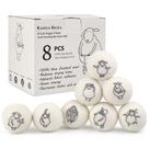 Bolas de secagem de lã Kainga Recka 8 peças de lã natural 100% neozelandesa