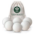 Bolas de secagem de lã TidyRoot Premium XL, pacote com 6, 100% da Nova Zelândia