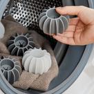 Bolas de silicone para maquina de lavar roupas remove pelos fiapos reutilizavel