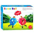 Bolas de sumô infláveis ZHUYNXIR Kids de 61 cm, 2 peças, azul, vermelho