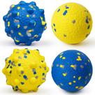 Bolas de tênis grandes indestrutíveis para cães Moonorange, pacote com 4 Bolas de tênis grandes indestrutíveis para cães Moonorange, pacote com 4