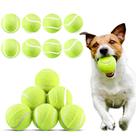 Bolas de tênis para cães Hanaive, 20 peças para cães pequenos, 5 cm, amarelas