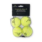 Bolas de tênis para cães Hyper Pet 2,5 cm, pacote com 4, verdes