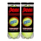 Bolas de tênis Penn Championship Extra Duty 6 bolas 2 latas