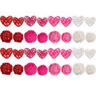 Bolas de Vime Decorativas STMK para o Dia dos Namorados - Pacote com 32 Unidades
