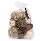 Bolas decorativas, saco, enchimento de tigelas, decoração de casa, ANDALUCA, bege Bolas decorativas, saco, enchimento de tigelas, decoração de casa, ANDALUCA, bege