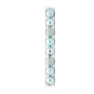 Bolas em Tubo Mint 10cm - 08 unidades - Cromus Natal - Rizzo