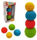 Bolas Empilhável Mordedor Sensorial Brinquedo Educativo Bebe