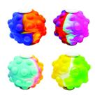 Bolas Fidget Toy GEDDES Pop 'N' Spin (12 por caixa) multicoloridas