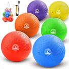 Bolas para Brincar COAMZPARTY 10" Kit com 6 Unidades e Bomba e Bolsa