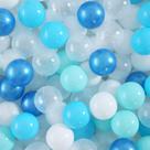 Bolas para Piscina de Pelotas Realhaha 100 Plásticas para Bebés y Niños Azul Oscuro Bolas para Piscina de Pelotas Realhaha 100 Plásticas para Bebés y Niños Azul Oscuro