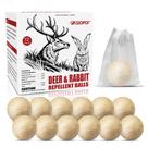 Bolas repelentes de cervos Fnaialonj, 12 unidades, aroma natural Bolas repelentes de cervos Fnaialonj, 12 unidades, aroma natural
