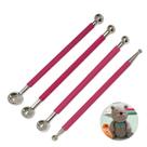 Boleador para biscuit doces pontilhismo papel flores artesanato kit com 4 boleadores de metal rosa ou azul